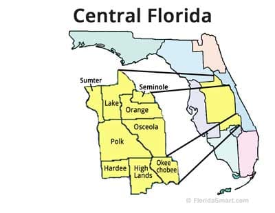 Central Florida Map
